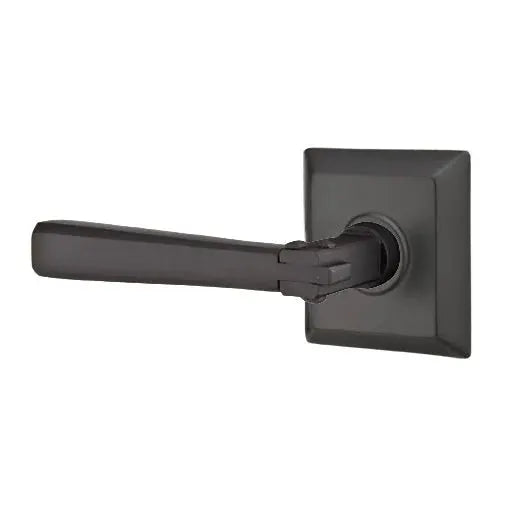 Emtek Arts and Crafts Door Lever with Quincy Rose by Emtek