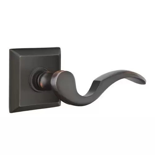 Emtek Cortina Door Lever with Quincy Rose by Emtek