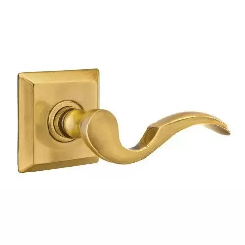 Emtek Cortina Door Lever with Quincy Rose by Emtek