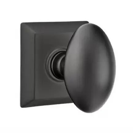 Emtek Egg Door Knob with Quincy Rose by Emtek