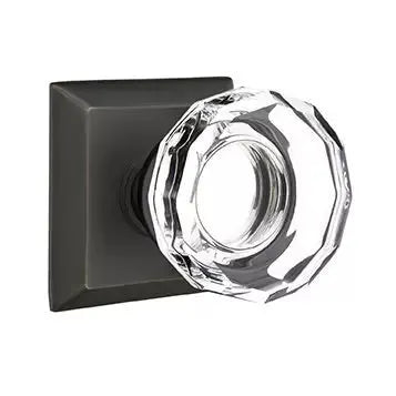 Emtek Lowell Door Knob with Quincy Rose by Emtek