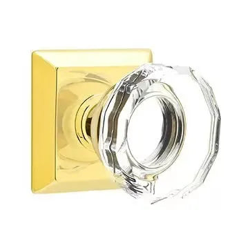 Emtek Lowell Door Knob with Quincy Rose by Emtek