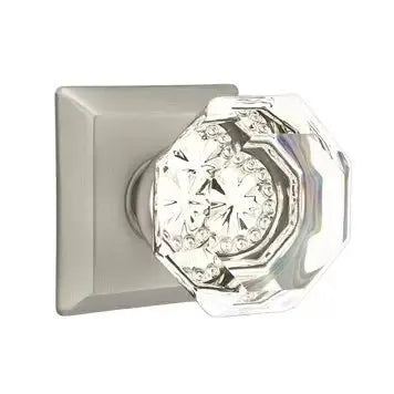 Emtek Old Town Door Knob with Quincy Rose by Emtek