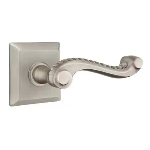 Emtek Rope Lever with Quincy Rose by Emtek