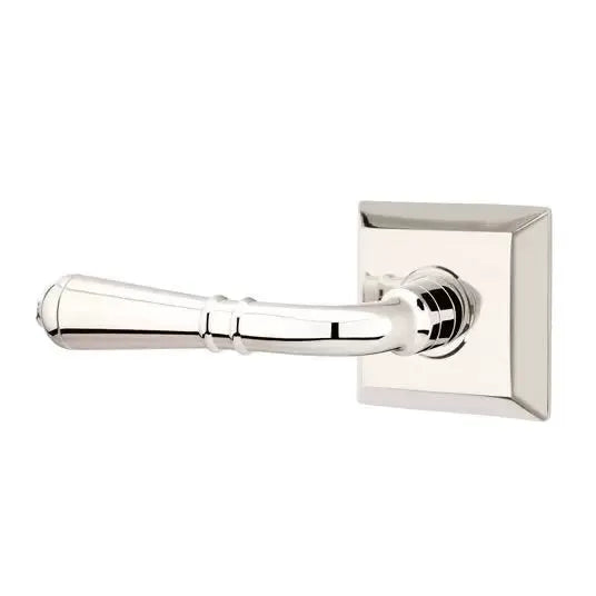 Emtek Turino Door Lever with Quincy Rose by Emtek