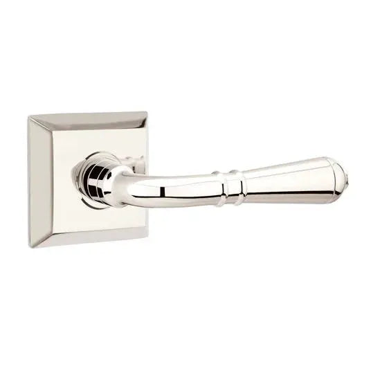 Emtek Turino Door Lever with Quincy Rose by Emtek