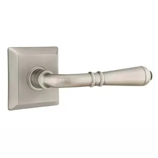 Emtek Turino Door Lever with Quincy Rose by Emtek
