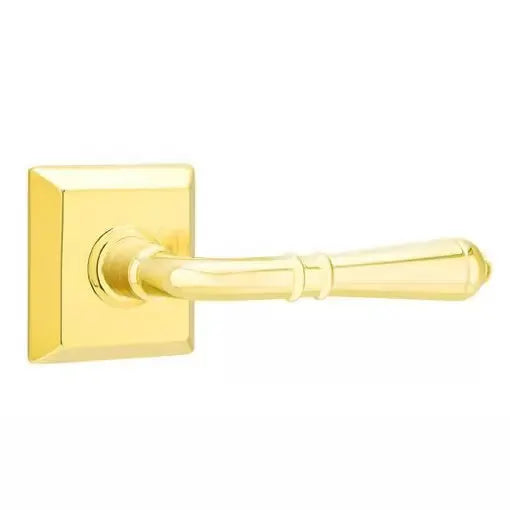 Emtek Turino Door Lever with Quincy Rose by Emtek