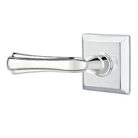 Emtek Wembley Lever with Quincy Rose by Emtek