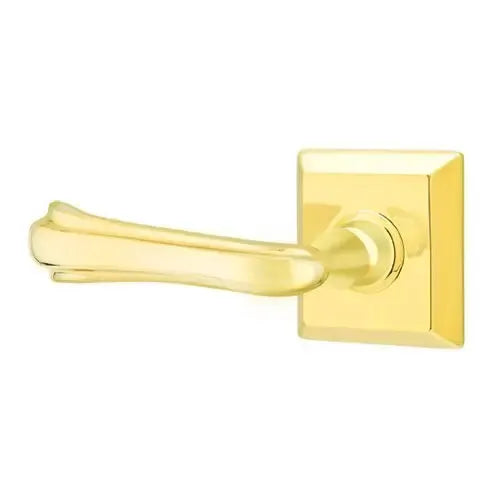 Emtek Wembley Lever with Quincy Rose by Emtek
