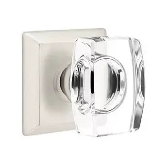 Emtek Windsor Door Knob with Quincy Rose by Emtek