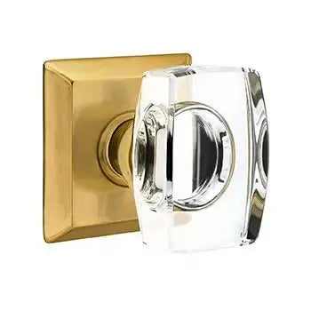 Emtek Windsor Door Knob with Quincy Rose by Emtek
