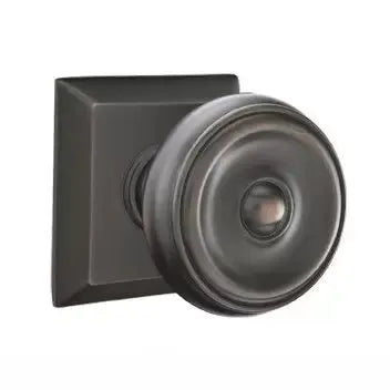 Emtek Waverly Door Knob with Quincy Rose by Emtek