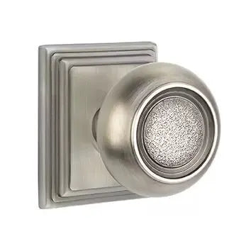 Emtek Belmont Knob with Wilshire Rose by Emtek