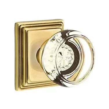 Emtek Georgetown Door Knob with Wilshire Rose by Emtek