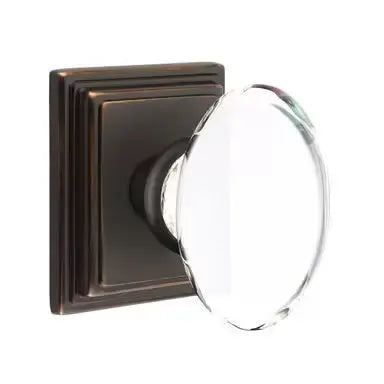 Emtek Hampton Door Knob with Wilshire Rose by Emtek