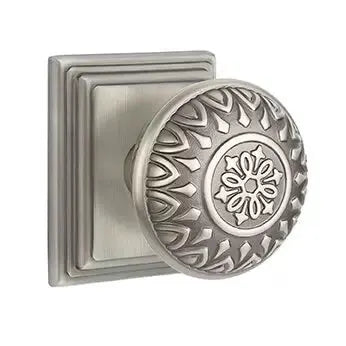Emtek Lancaster Knob with Wilshire Rose by Emtek