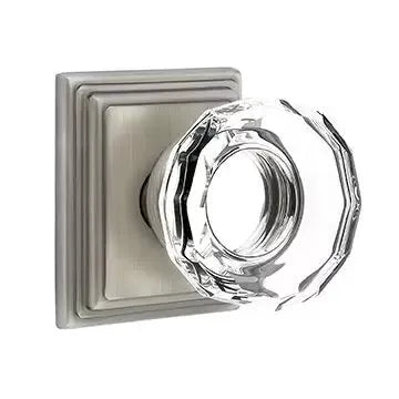 Emtek Lowell Door Knob with Wilshire Rose by Emtek