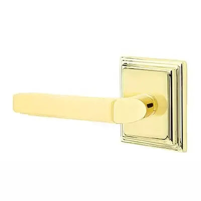 Emtek Milano Door Lever with Wilshire Rose by Emtek