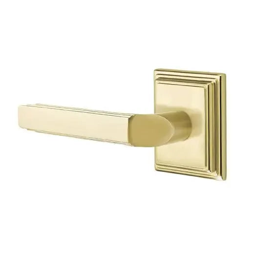 Emtek Milano Door Lever with Wilshire Rose by Emtek