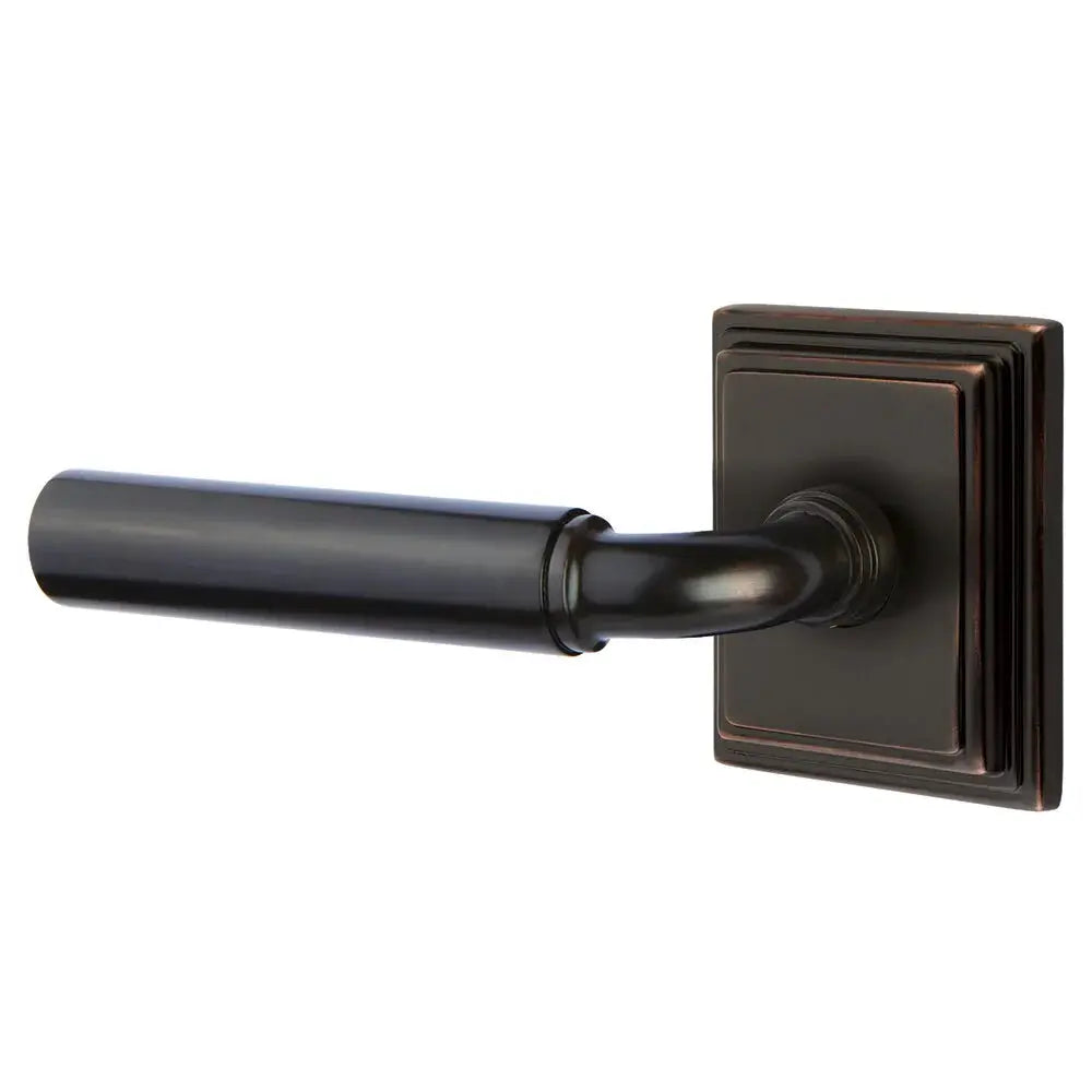 Emtek Manning Door Lever with Wilshire Rose by Emtek