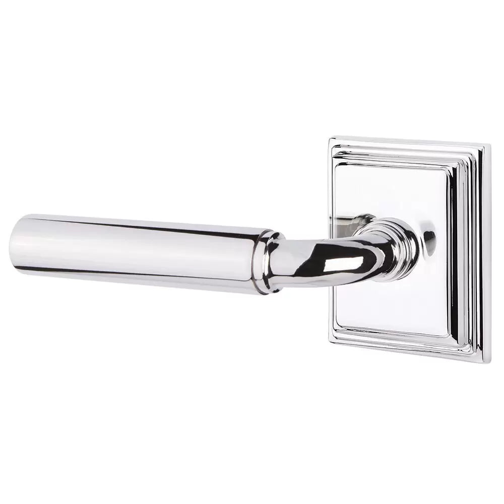 Emtek Manning Door Lever with Wilshire Rose by Emtek