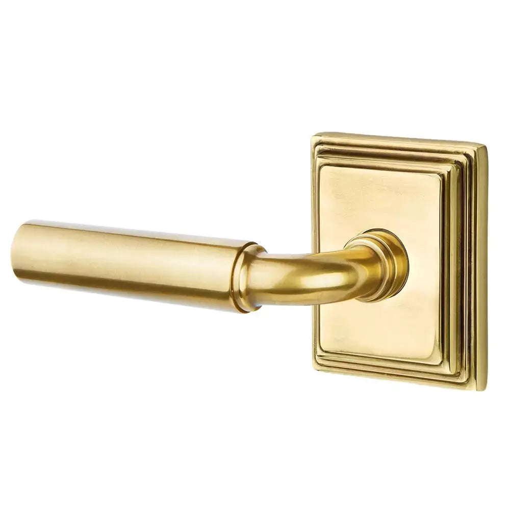 Emtek Manning Door Lever with Wilshire Rose by Emtek
