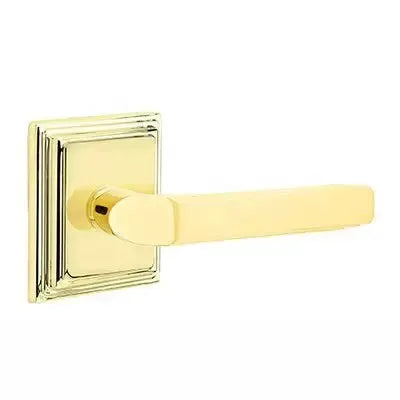 Emtek Milano Door Lever with Wilshire Rose by Emtek