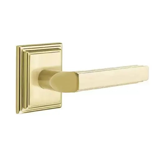 Emtek Milano Door Lever with Wilshire Rose by Emtek
