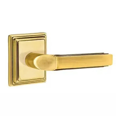 Emtek Milano Door Lever with Wilshire Rose by Emtek
