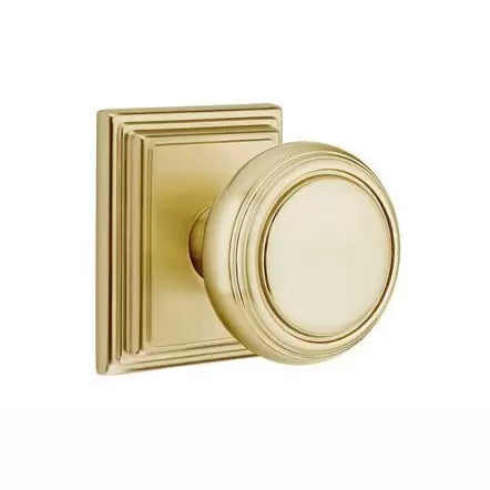Emtek Norwich Door Knob with Wilshire Rose by Emtek