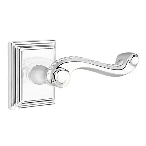 Emtek Rope Lever with Wilshire Rose by Emtek