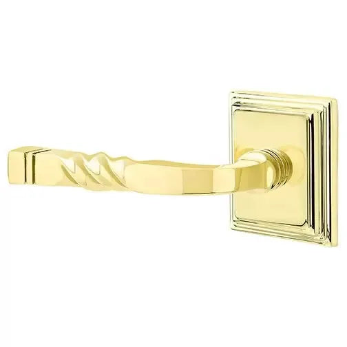 Emtek Sante Fe Lever with Wilshire Rose by Emtek