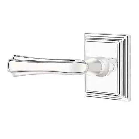 Emtek Wembley Lever with Wilshire Rose by Emtek