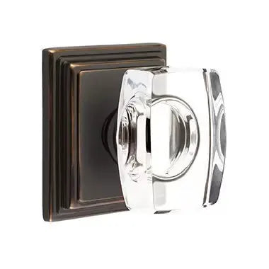 Emtek Windsor Door Knob with Wilshire Rose by Emtek