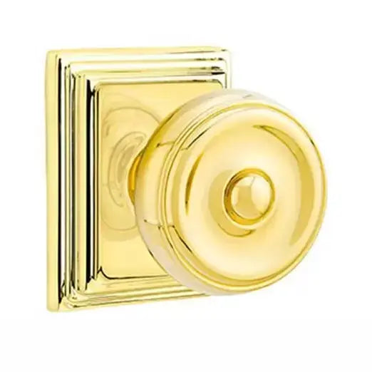 Emtek Waverly Door Knob with Wilshire Rose by Emtek