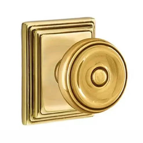 Emtek Waverly Door Knob with Wilshire Rose by Emtek
