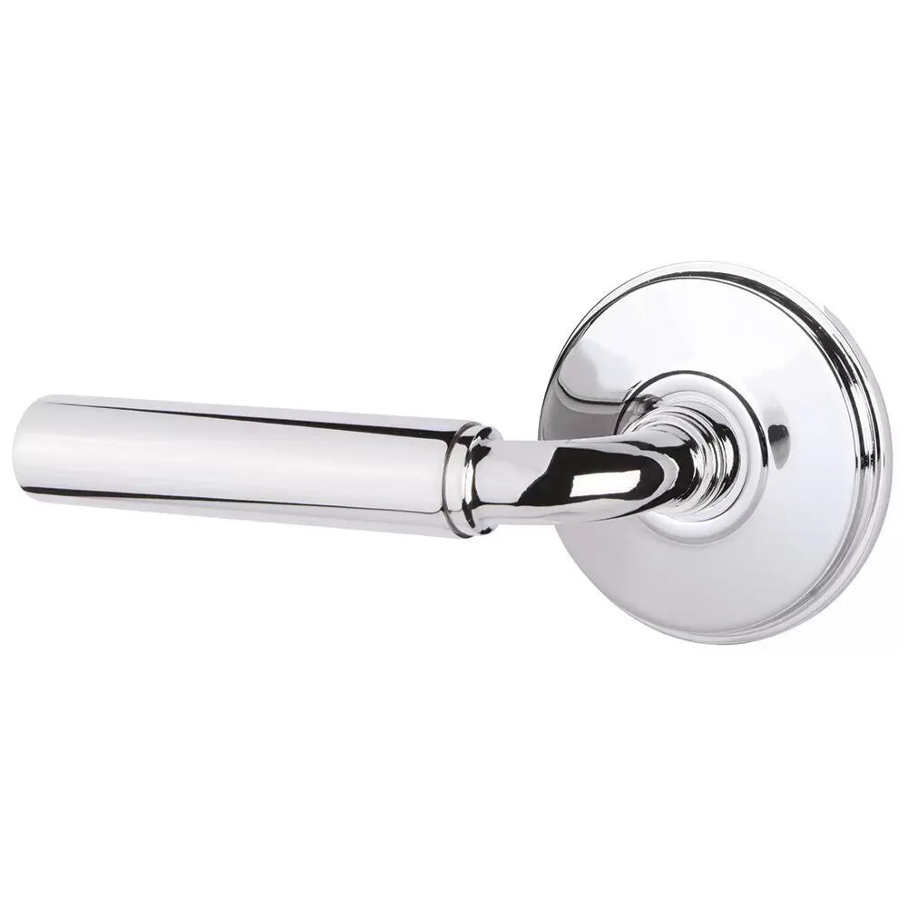 polished chrome door lever