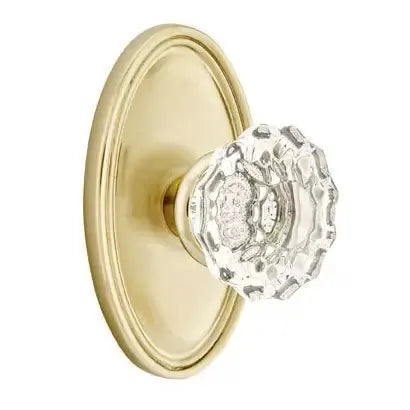 Emtek Astoria Door Knob with Oval Rose by Emtek