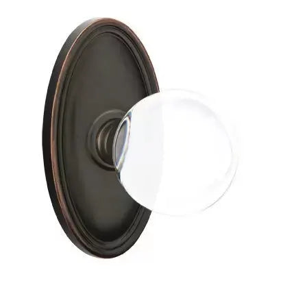 Emtek Bristol Door Knob with Oval Rose by Emtek