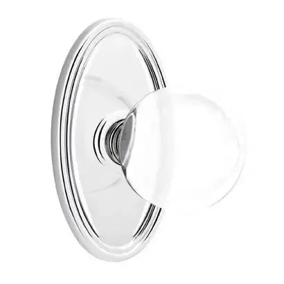 polished chrome door knob