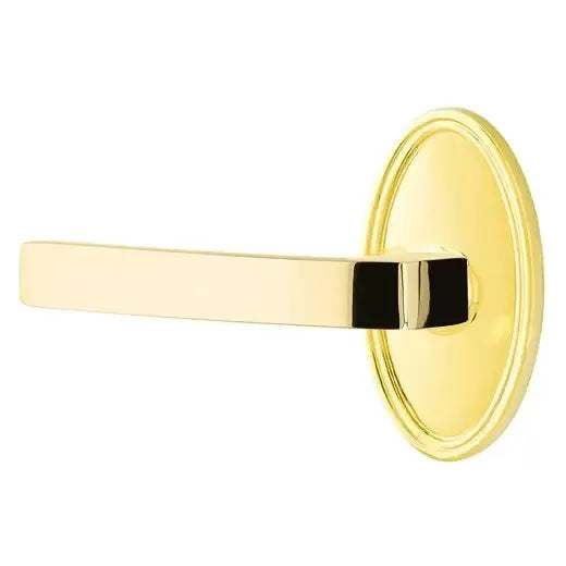 Emtek Breslin Lever with Oval Rose by Emtek
