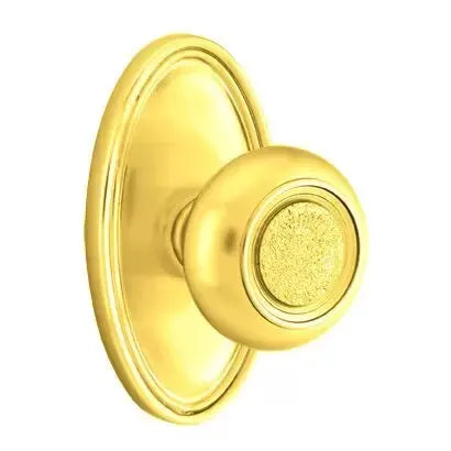 Emtek Belmont Knob with Oval Rose by Emtek