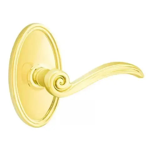 Emtek Elan Lever with Oval Rose by Emtek