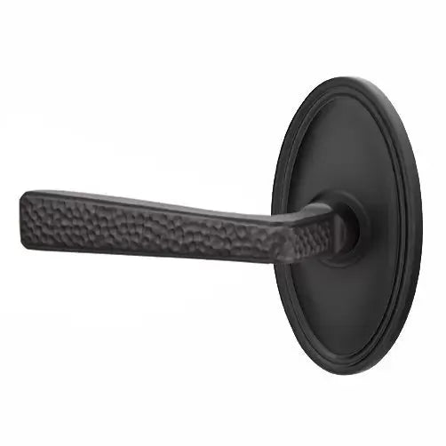 flat black door levers