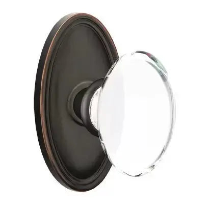 Emtek Hampton Door Knob with Oval Rose by Emtek