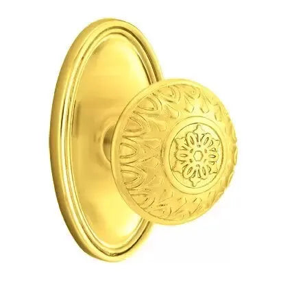 Emtek Lancaster Knob with Oval Rose by Emtek