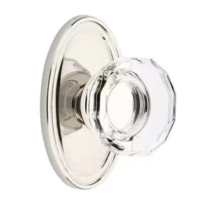 Emtek Lowell Door Knob with Oval Rose by Emtek