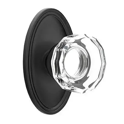 Emtek Lowell Door Knob with Oval Rose by Emtek