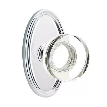 polished chrome door knob